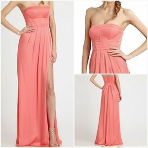 Bcbg generation coral corset dress